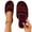 Red_002, variant on Designer Closed Toe Slippers 3D Floral Embroidery Velvet Closed Toe Mule House Slippers Lightweight House Slippers Black 36