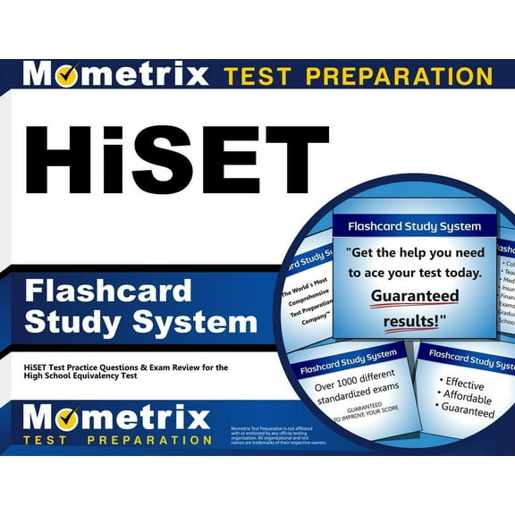 Hiset Flashcard Study System: Hiset Test Practice Questions & Exam Review for the High School Equivalency Test (Other)