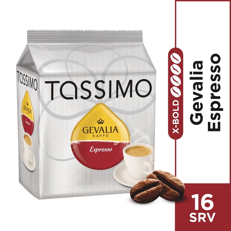 Gevalia Espresso Coffee TDisc For Tassimo Brewing System,16 ct