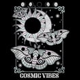 thumbnail image 2 of Women's Lost Gods Cosmic Vibes Moths Scoop Neck Black 2X Large, 2 of 4