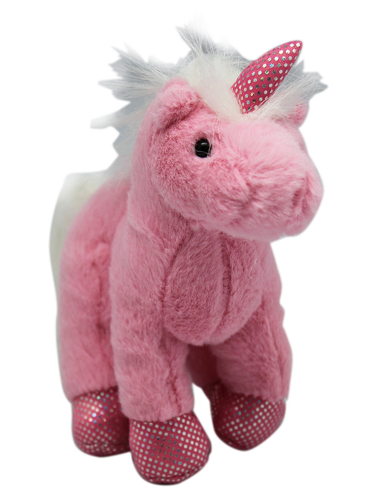 Pink Unicorn Plush With Sound - Soft Spots Mascot Pets by Ganz - Walmart.com