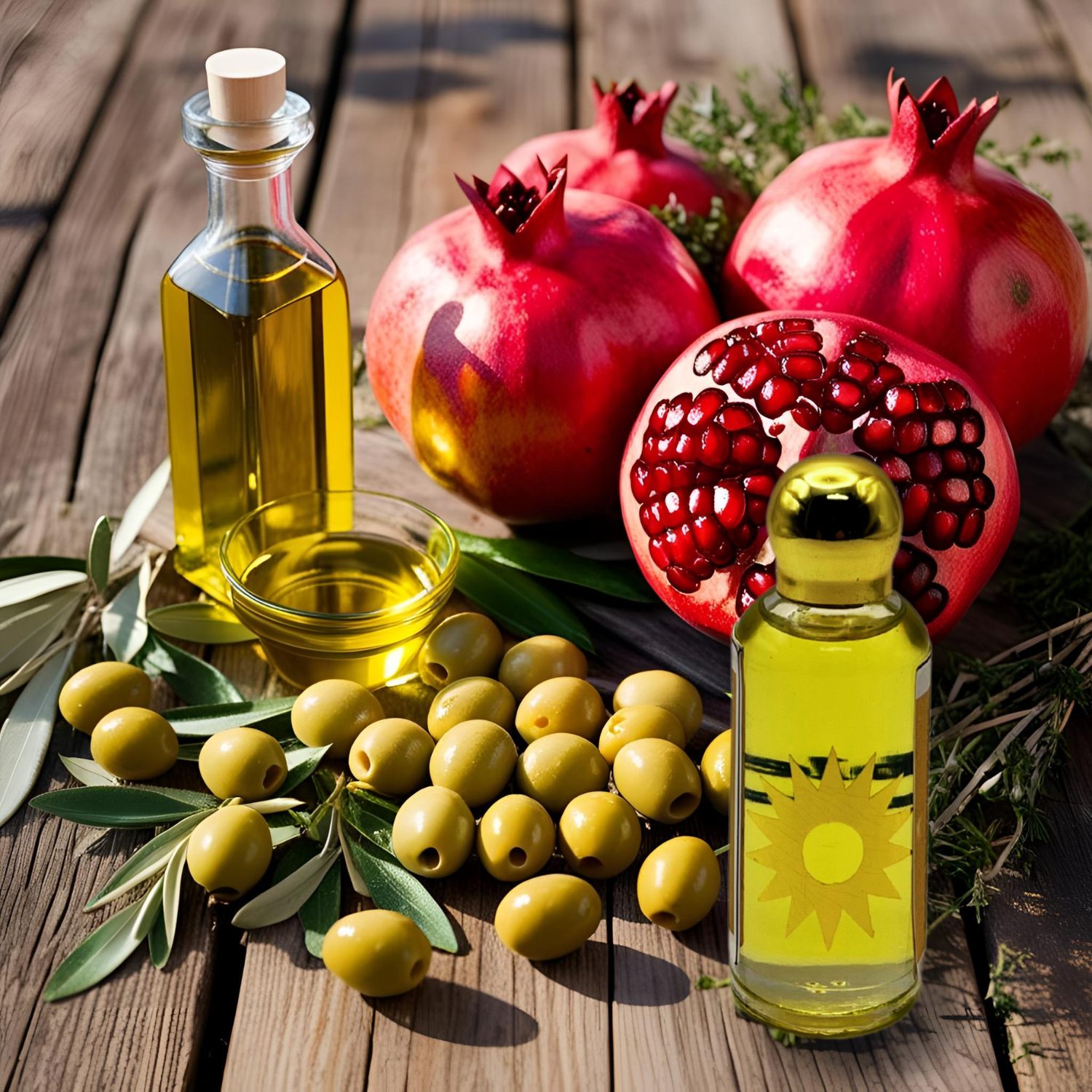 3 Arches USA Holy Land Anointing Oil Set - Frankincense & Myrrh, Rose of Sharon & Pomegranate - 0.6 fl.oz Each Bottle in Leather Case - Made in Bethlehem with Virgin Olive Oil