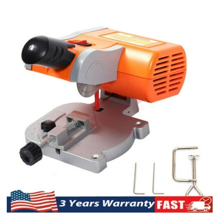

ZHOUJIA 2 Mini Benchtop Cut-off Chop Saw Miter Saw 45° Angle Metal Wood Moulding cutter