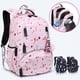 thumbnail image 2 of Mochila escolar grande con estampado para estudiantes, bolsa impermeable para libros de escuela primaria para niñas adolescentes y niños, novedad Fivean unisex, 2 of 2