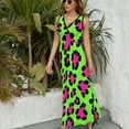 thumbnail image 3 of Leopard Print Pattern Art Sleeveless Dress Women's Summer Suit Dresses for Women 2025 Luxury Party Dress, 3 of 7