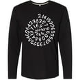 thumbnail image 3 of Inktastic Pi Day Pi Numerals in Spiral Long Sleeve T-Shirt, 3 of 5