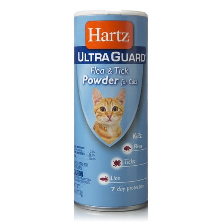 Hartz UltraGuard Flea & Tick Powder for Cats, 4