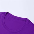 thumbnail image 6 of Ovzne Women's Solid Color Short Sleeve Round Neck Athletic Top – Lightweight Stretch Nylon-Spandex Fitness Tee for Running & Gym S-XXL, 6 of 6