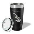 thumbnail image 2 of Lake Balboa Map Tumbler Travel Mug Insulated Laser Engraved Coffee Cup Hot Springs Village Arkansas 20 oz Black, 2 of 5