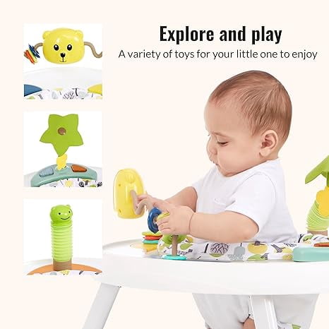 Dream On Me Curio Lightweight & Convertible Sit N Seek Activity Center, Lime
