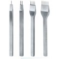 thumbnail image 1 of Kit de 4 herramientas para perforar agujeros, kit de cuero para bricolaje de 4 mm, herramientas para perforar artesanías en cuero, perforadora de garra, orificio para cordones de diamantes de costura, 1 of 4