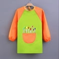 thumbnail image 3 of ZACPNCV Kids Art Smock Waterproof Painting Apron Long Sleeves Artist Smocks Green 6-8 Years, 3 of 4