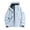 Blue, variant on Tiweut Womens Outdoor Jackets Versatile Long Sleeve Hooded Lightweight Windbreakers All Seasons Waterproof Clothing Black,L