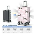 thumbnail image 6 of Disketp Cute Panda Elastic Travel Luggage Cover Travel Suitcase Protective Cover For Trunk Case Apply To 18''-32'' Suitcase Cover-Small, 6 of 9