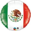 Loftus International Q4-1391 18 in. Mexico Flag Party Balloon