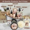 thumbnail image 2 of Aqua Elegante Bath Gift Basket For Women - Luxury Body Care Set With Coconut & Vanilla, 2 of 10