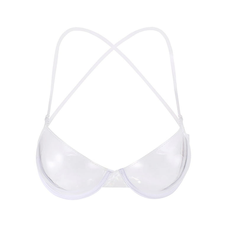twifer lingerie for women strap clear bra transparent bra bra disposable  underwear 