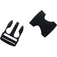 thumbnail image 3 of 1 Inch Flat Heavy Duty Dual Adjustable Side Release Plastic Buckles,20 Pack, 3 of 3