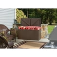 thumbnail image 5 of Arrow Spacemaker 4 x 2 x 2 ft Espresso 134 Gallon Steel Deck Box, 5 of 10