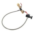 thumbnail image 2 of Adaptador de recarga para cilindro de CO2 CGA-320 con manguera para tanque de refresco de 24" con manómetro, 2 of 14