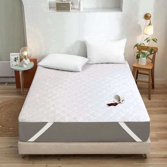 Qatan Reusable Waterproof Underpad with Straps, Twin Size 39" x 75", Washable Mattress Pad for Incontinence