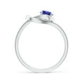 thumbnail image 2 of Angara Natural 0.5 Ct. Tanzanite Solitaire Ring in 14K White Gold for Women (Ring Size: 3), 2 of 9