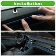thumbnail image 3 of Scienceny EL Wire Car LED Cable Stripes Atmósfera Iluminación USB Edge Line Accesorios Cable DIY Party Supplies para Bar Camping Automoción decorativa y accesorios Scienceny VI015753-00, 3 of 6