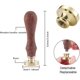 thumbnail image 5 of Sello de cera con pentagrama CRASPIRE, sello de cera con nudo de 30 mm/118 pulgadas, cabeza de latón extraíble, sello de madera para regalos, invitaciones y saludos., 5 of 5
