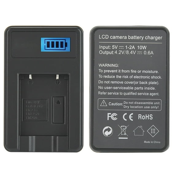 Portable Battery Charger, Li-40B Camera Battery Single Charger Multiple Protections Black For Li-40B Battery For NP-45 Battery