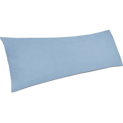 Mainstays Suede Body Pillow Covers Blue Corduroy