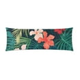 thumbnail image 1 of YUSDECOR Colorful Flowers Body Pillow Pillowcase Pillow Protector Cushion Cover 20x60 Inch, 1 of 1