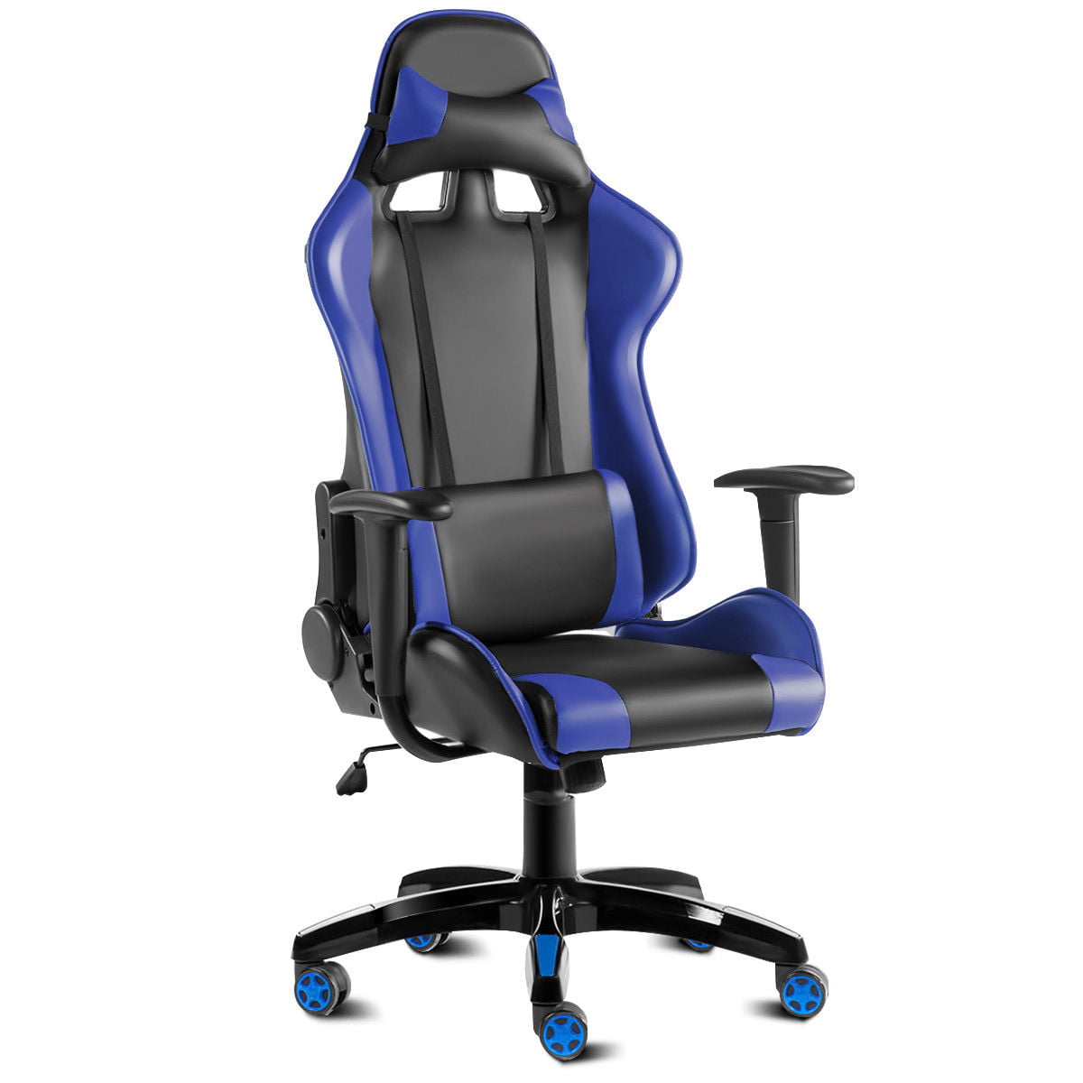 Costway High Back Racing Style Gaming Chair Reclining Office Executive