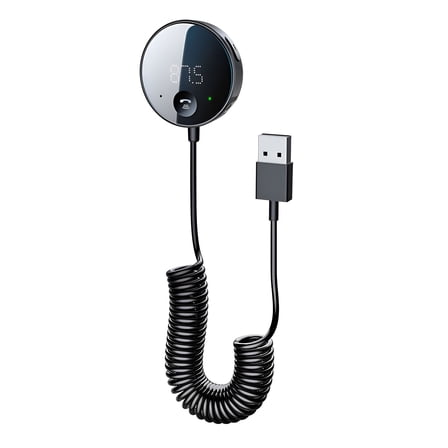 GJX USB Bluetooth Wireless Car FM Transmitter Aux Stereo Adapter Receiver