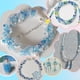 thumbnail image 5 of 4200 cuentas de vidrio de 4 mm, serie azul, 7 colores, mini cuentas espaciadoras con temática oceánica para pulseras, bisutería, surtido de cuentas artesanales., 5 of 5