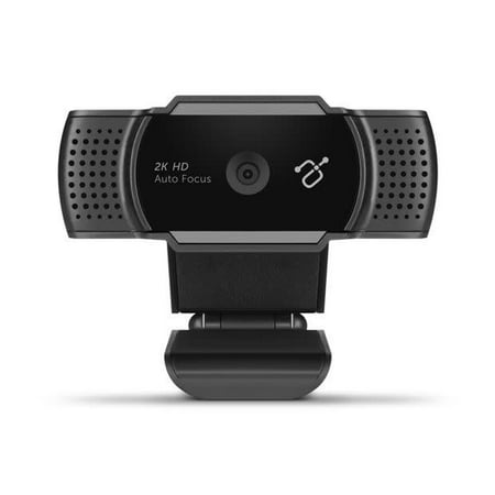 Aluratek 2K Ultra HD Webcam with Autofocus and Dual Microphones