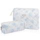 thumbnail image 1 of Set de bolsitas de maquillaje Gosect Floral Coquette Aesthetic Blue Rose, 1 of 3