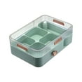 thumbnail image 2 of CSEONE Black and Friday Deals 2024 Detachable Rotating Fruit Box, Double Compartment Drawer Organizer, Dry Fruit Plates, Food Grade Storage for Fruits, Vegetables, and Snacks, 2 of 6