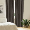 thumbnail image 3 of Ambesonne Victorian Window Curtains, Curlicue Antique Motif, Each 28" W x 84" L, Dark Taupe Grey Taupe, 3 of 5