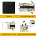 thumbnail image 3 of Pastel Floral Seamless Wallpaper Pattern Design Picnic Blanket Waterproof Outdoor Beach Blanket Hand-held Pad Suitable for Travel, Camping, Beach, Family Gatherings, 3 of 7