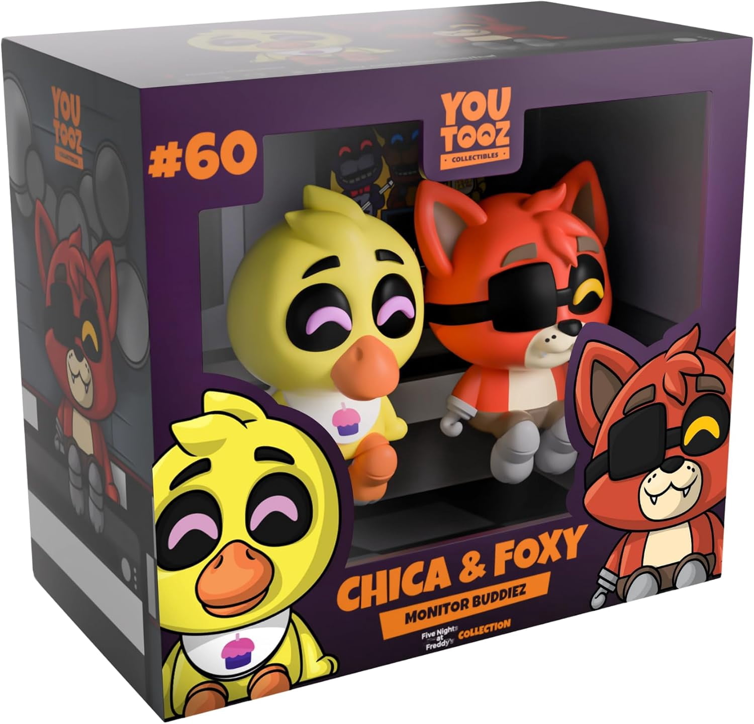 Youtooz - Five Nights at Freddy's: Chica & Foxy Monitor Buddiez