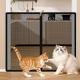 thumbnail image 7 of Swiftyle 3 Pcs Pet Door Insert for Sliding Glass Doors No Drilling Easy Installation Zippered Design Escape Proof Barrier for Cats and Dogs Patio Safety Solution(90*90cm), 7 of 7