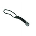 thumbnail image 2 of Spyderco Box-Weave Lanyard with Square Pewter Bead, Black Nylon Parachute Cord, 6.5'', 2 of 2