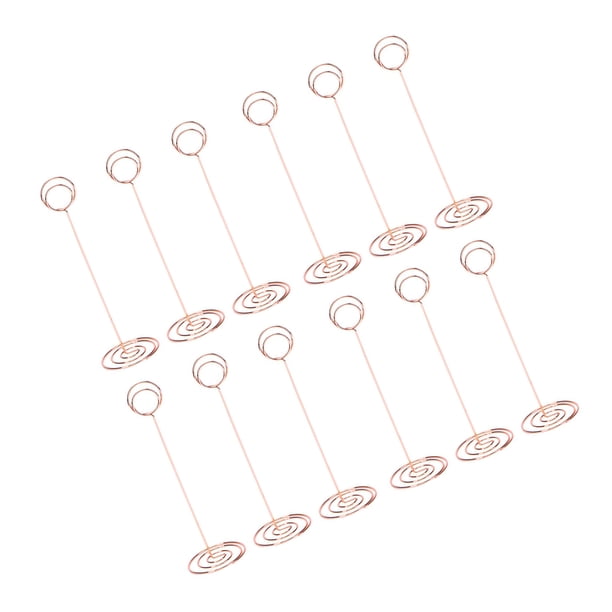 Sidaley 12 paquetes/lote Coloque sus tarjetas con estilo con nuestros soportes de duraderos. Coloque el número de titulares de tarjetas Carpetas de archivos oro rosa 2.0*220mm