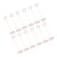 thumbnail image 2 of Kearding 12pack/lot Cards Style With Durable Holders. Fashionable Any Holders Use Occasion 12pcs To Holders Card Place Table Carpetas de archivos oro rosa 2.0*220mm, 2 of 6