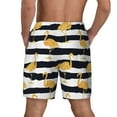thumbnail image 4 of Daiia Gold Flamingo Mens Swim Trunks Swim Shorts Quick Dry Swim Shorts with Mesh Lining Pockets-3X-Large, 4 of 9