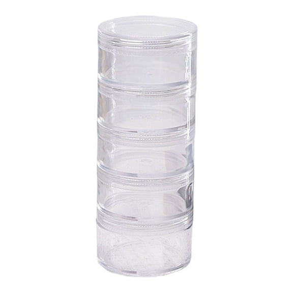 Round Clear Dispensing Bottles Jewelry Organizer Storage For Earrings Necklaces Rings Traveling Jewelry Organizer Ring Holders in Jewelry Boxes for Bracelets Girls Earring Organizer Jewelry Boxes