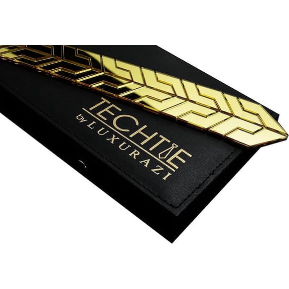 Gold Mirror Egyptian Luxury Tech Tie