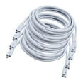 Sensethe 4pcs LED Tube Connector Double Male Extension Cord for