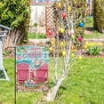 thumbnail image 7 of Happy Easter Sea Pink Chair Garden Flag Double Sided, Eggs Coastal Beach Yard Outdoor Decor, Spring Nautical Burlap Home Decoration 12 x 18, 7 of 7