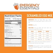 Emergency Essentials Scrambled Egg Mix #10 Can | Bulk Freeze-Dried Eggs for Long-Term Storage | Gluten-Free | 54 Servings | Camping & Emergency Breakfast